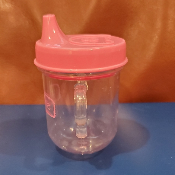 3 inch Pink Lid You & Me Doll Sippy Cup Removable Lid Replacement Toy - Picture 2 of 8